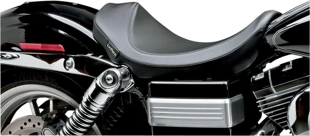 LE Pera Villain Solo Seat For Harley Davidson FLD 1690 2012-2013 Plain - Black