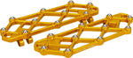 Arlen Ness Diamond Rider Floorboards For Harley Davidson FLD 1690 2012-2013 - Gold