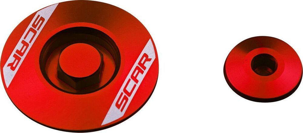 Scar Engine Plug For Honda CRF1000L 2016-2019 - Red