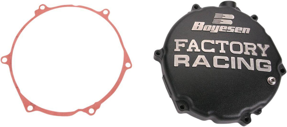Boyesen Factory Clutch Cover For Kawasaki KX250 2005-2007 - Black