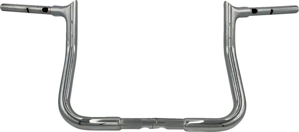 Fat Baggers Inc. 1-1 4" EZ Install Pointed Top Handlebar For Harley Davidson FLHX 1923 2024-2025 28 cm (11") - Chrome