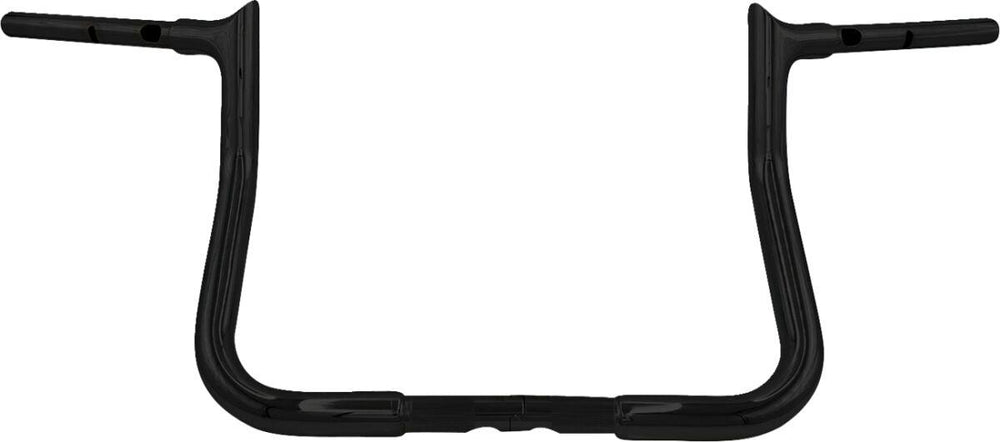 Fat Baggers Inc. 1-1 4" EZ Install Pointed Top Handlebar For Harley Davidson FLHX 1923 2024-2025 28 cm (11") - Black