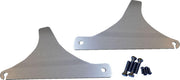 Drag Specialties Sissy Bar Side Plates For Harley Davidson FLST 1340 1988-1990 - Chrome