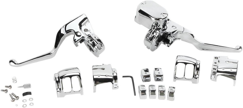 Drag Specialties Handlebar Control Kit For Harley Davidson XL 1200 C 2014-2019 - Chrome
