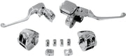 Drag Specialties Handlebar Control Kit with Mechanical Clutch For Harley Davidson FLD 1690 2012-2013 - Chrome