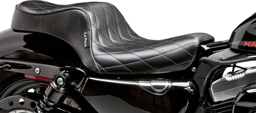 LE Pera Cherokee Seat For Harley Davidson XL1200C 2004-2020 Diamond - Black