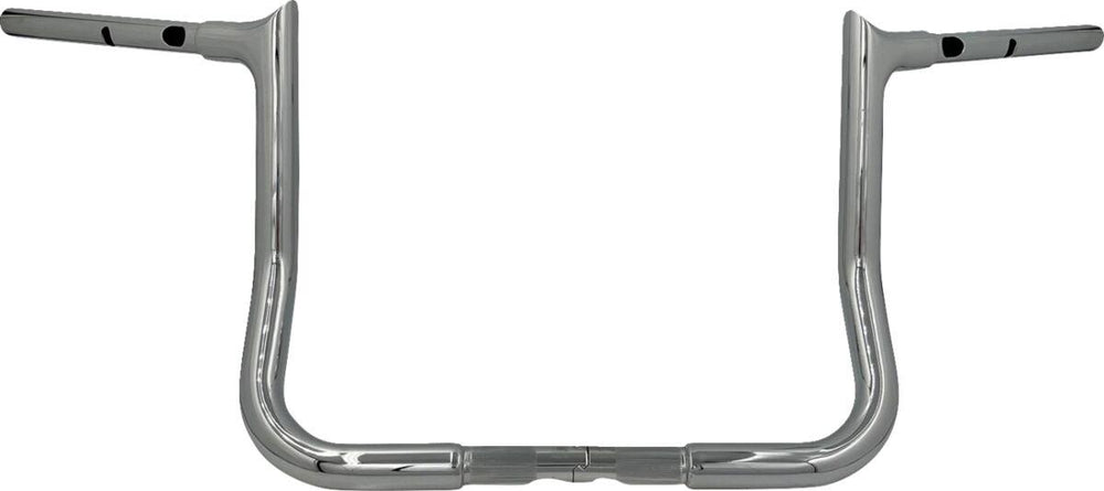 Fat Baggers Inc. 1-1 4" EZ Install Pointed Top Handlebar For Harley Davidson FLHX 1923 2024-2025 30.5 cm (12") - Chrome