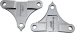 Accutronix Hot Bagger Leg Fender Spacers For Harley Davidson FLHR 1690 Front 7 16" - Chrome