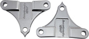 Accutronix Hot Bagger Leg Fender Spacers For Harley Davidson FLHR 1690 Front 7 16" - Chrome