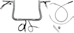 Fat Baggers Inc. 1-1 4" EZ Install Pointed Top Handlebar For Harley Davidson FLHX 1923 2024-2025 28 cm (11") - Chrome