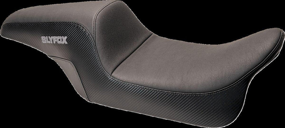 Slyfox The Drifter Seat For Harley Davidson FLD 1690 2012-2013 - Black/Grey