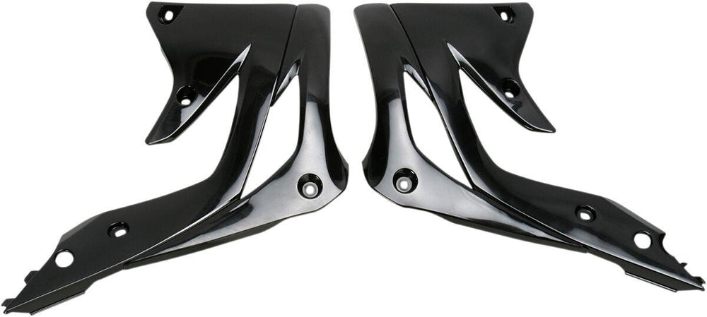UFO Radiator Scoops For Kawasaki KXF450 2012-2015 - Black