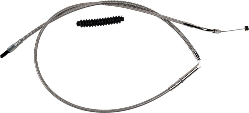 Barnett Stainless Steel Clutch Cable For Harley Davidson FLTRXSE 1977 2023-2024 Standard - Silver