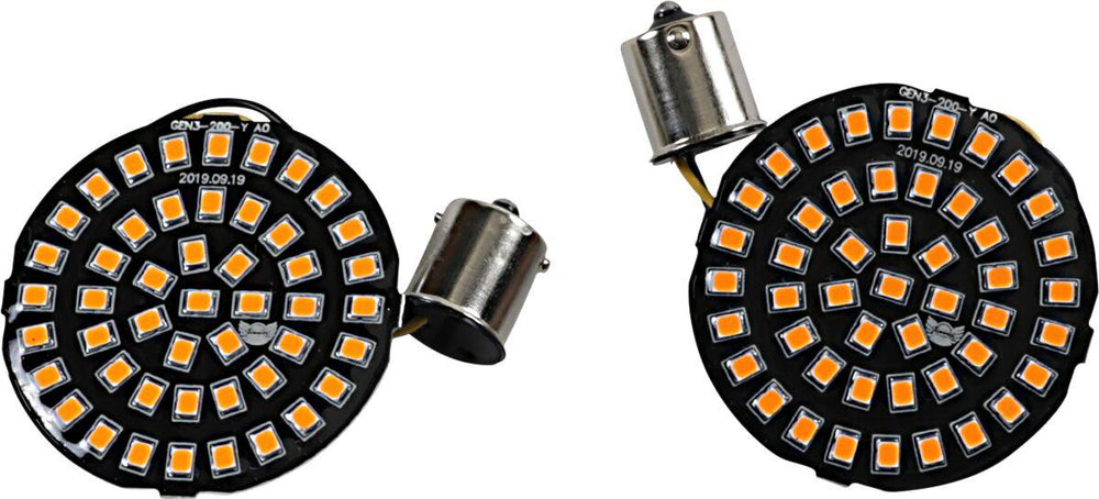 Drag Specialties LED Turn Signal Inserts For Harley Davidson FLSTC1340 1999 Rear