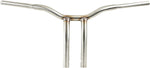 LA Choppers Kage Fighter Welded Bent-Riser Handlebar For Harley Davidson FLD 1690 2012-2013 30.5 cm (12") - Polished