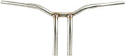 LA Choppers Kage Fighter Welded Bent-Riser Handlebar For Harley Davidson FLD 1690 2012-2013 30.5 cm (12") - Polished