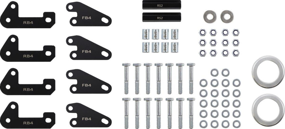 Demon Lift Kit For Polaris Ranger 1000 4X4 2020-2022 - Powder-Coated