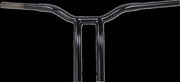 LA Choppers Kage Fighter Welded Bent-Riser Handlebar 30.5 cm (12") - Black