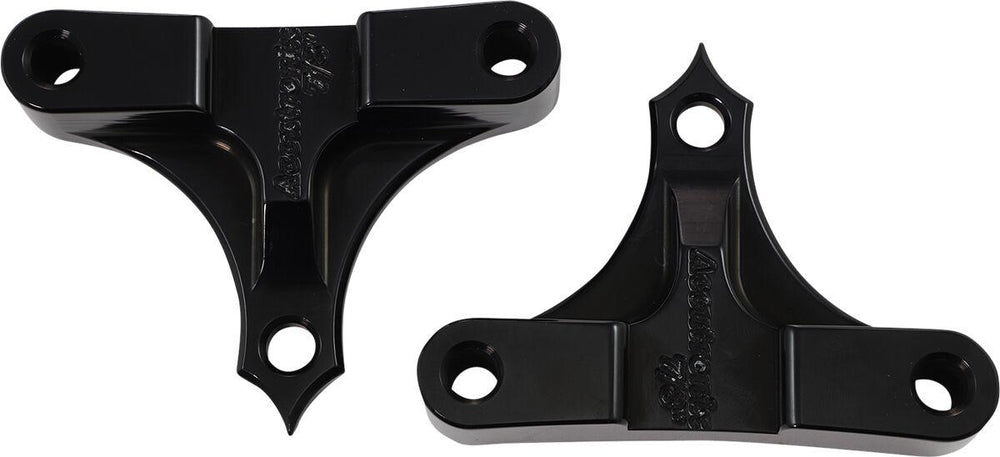 Accutronix Custom Fender Spacers For Harley Davidson FLHR 1690 Front 7 8" Tribal - Black