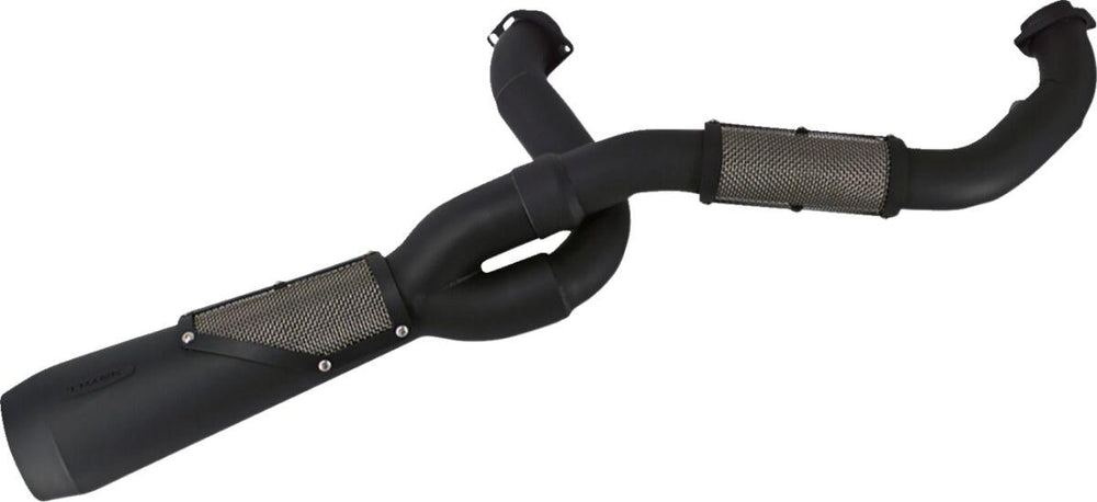 Trask 2 Into 1 Big Sexy Exhaust System For Harley Davidson FLHC 1750 2018-2022 - Black