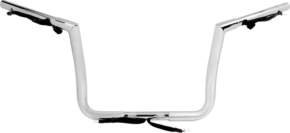 LA Choppers Pre-Wired Twin Peaks Handlebar For Harley Davidson FLHTK 1868 ABS 2024 30.5 cm (12") - Chrome