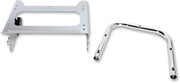 Drag Specialties Quick Detach Tour Box Mount For Harley Davidson FLHR 1340 1997-1998 - Chrome