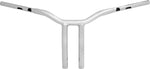 LA Choppers One Piece Kage Fighter Pullback Riser Handlebar For Harley Davidson FLFBS 1923 ABS 2025 30.5 cm (12") - Chrome