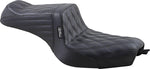 LE Pera Tailwhip Seat For Harley Davidson XL1200C 2010-2020 Double Diamond - Black