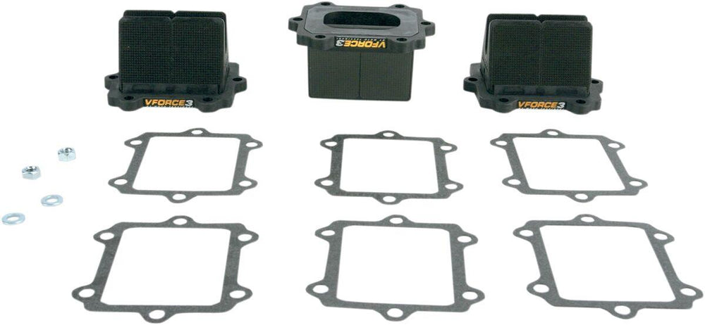 Moto Tassinari V-Force 3 Reed Valve Set For Arctic Cat ZRT 600 2002 - Black