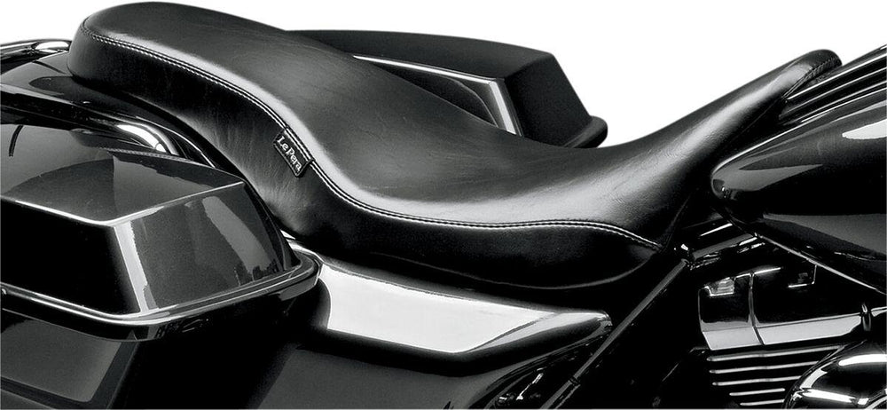 LE Pera Cobra Full-Length Seat For Harley Davidson FLHR 1584 2008-2011 Smooth - Black