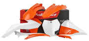 Polisport Plastics Kit For KTM EXC125 2014-2016 - Orange/White