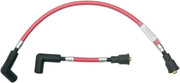 Magnum Shielding Braided Spark Plug Wire For Harley Davidson FL 1200 1977 165 mm (6-1 2") 43 cm (17") - Red