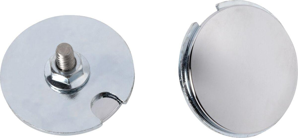 LA Choppers Fairing Mirror Hole Plugs For Harley Davidson FLHLT 1923 ABS 2026 - Chrome
