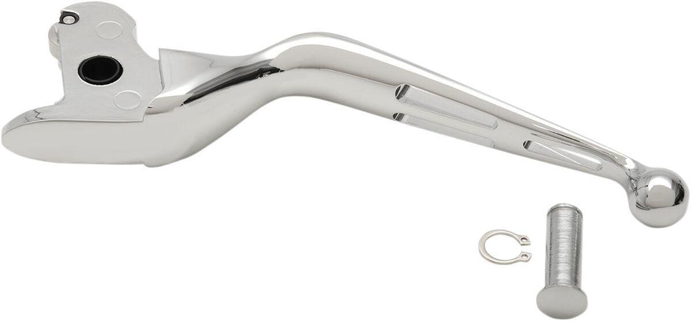 Drag Specialties Slotted Wide Blade Clutch Lever For Harley Davidson FLHTCU 1690 2014-2016 - Chrome