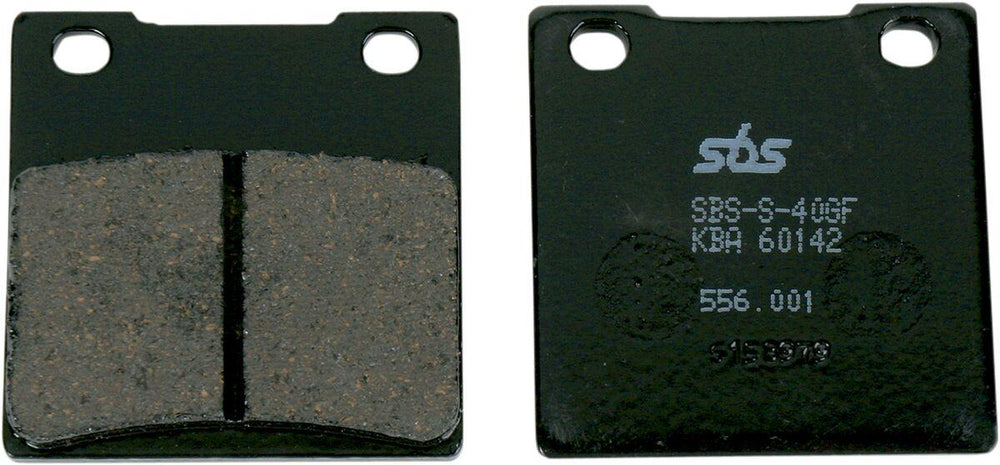 SBS HF Street Ceramic Organic Rear Brake Pads For Kawasaki GPX 600 R 1989-1996
