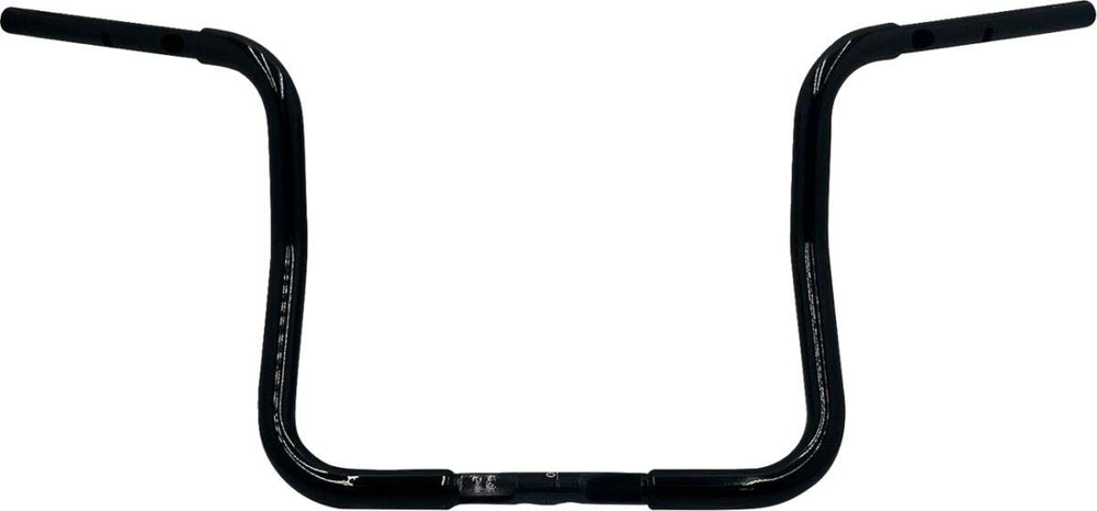 Fat Baggers Inc. 1-1/4" EZ Install Round Top Handlebar For Harley Davidson FLHX 1923 2024-2026 33 cm (13") - Black