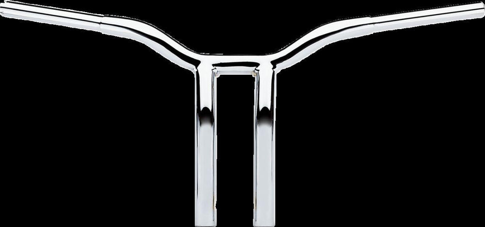 LA Choppers Kage Fighter Welded Bent-Riser Handlebar 30.5 cm (12") - Chrome