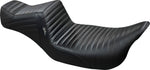 LE Pera Tailwhip Daddy Long Legs Seat For Harley Davidson FLH 1868 ABS 2021 Pleated - Black