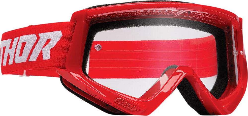 Thor Youth Combat Racer Goggles - Red White