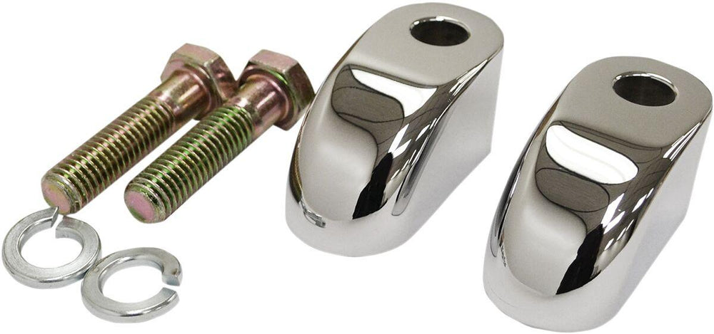 LA Choppers Handlebar Riser Pullback Extension Kit - Chrome