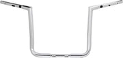 LA Choppers Pre-Wired Twin Peaks Handlebar For Harley Davidson FLHTK 1868 ABS 2024 35.5 cm (14") - Chrome