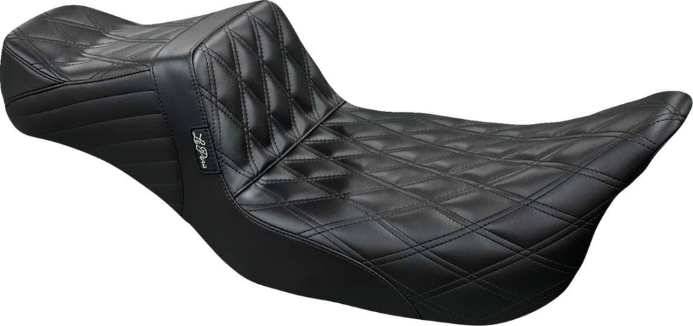 LE Pera Tailwhip Daddy Long Legs Seat For Harley Davidson FLH 1868 ABS 2021 Double Diamond - Black