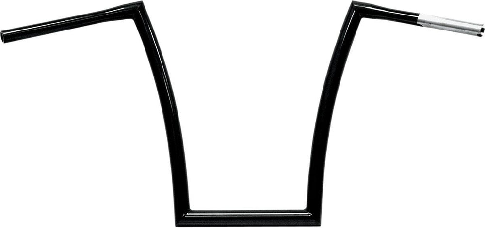 Todds 1-1/4" Strip Handlebar For Harley Davidson FLSTF 1584 2007-2010 37 cm (14-1/2") - Black