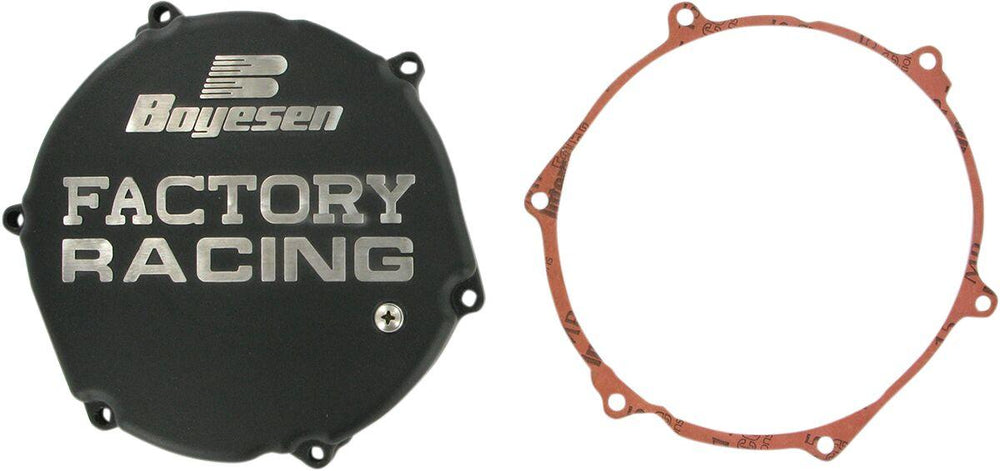 Boyesen Factory Clutch Cover For Kawasaki KX250 1993-2002 - Black