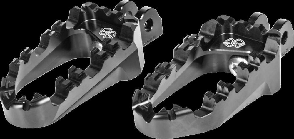 Gilles Pro-X Enduro Foot Pegs For Honda CRF1100L ABS 2020-2024 - Black