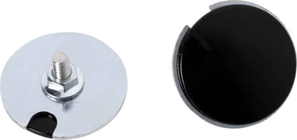LA Choppers Fairing Mirror Hole Plugs For Harley Davidson FLHLT 1923 ABS 2026 - Black/Gloss