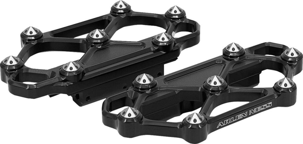 Arlen Ness Diamond Passenger Floorboards For Harley Davidson FLD 1690 2012-2013 - Black