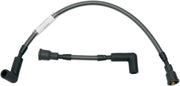 Magnum Shielding Braided Spark Plug Wire For Harley Davidson FL 1200 1977 165 mm (6-1 2") 43 cm (17") - Black
