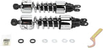 Progressive Suspension 412 Series Cruiser Shocks For Honda GL1000K 1976-1979 - Black/Chrome