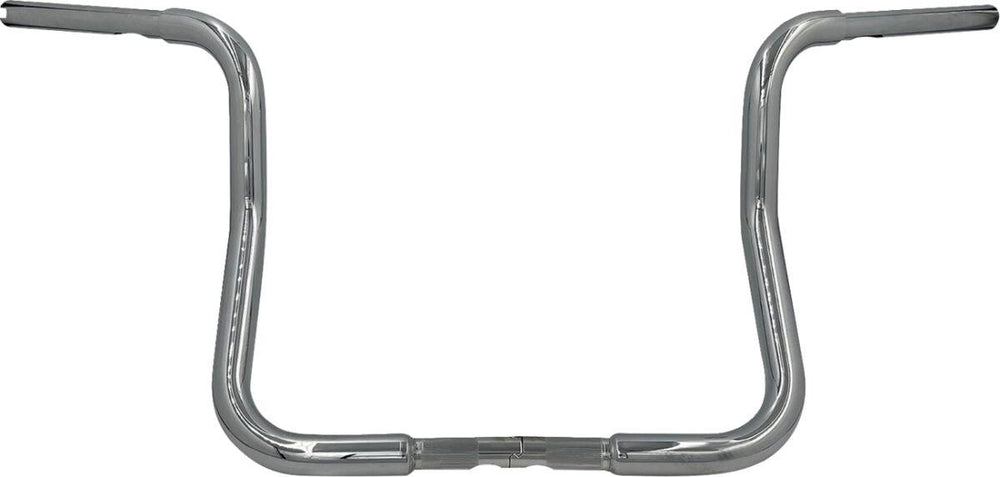 Fat Baggers Inc. 1-1/4" EZ Install Round Top Handlebar For Harley Davidson FLH 1868 2021 33 cm (13") - Chrome